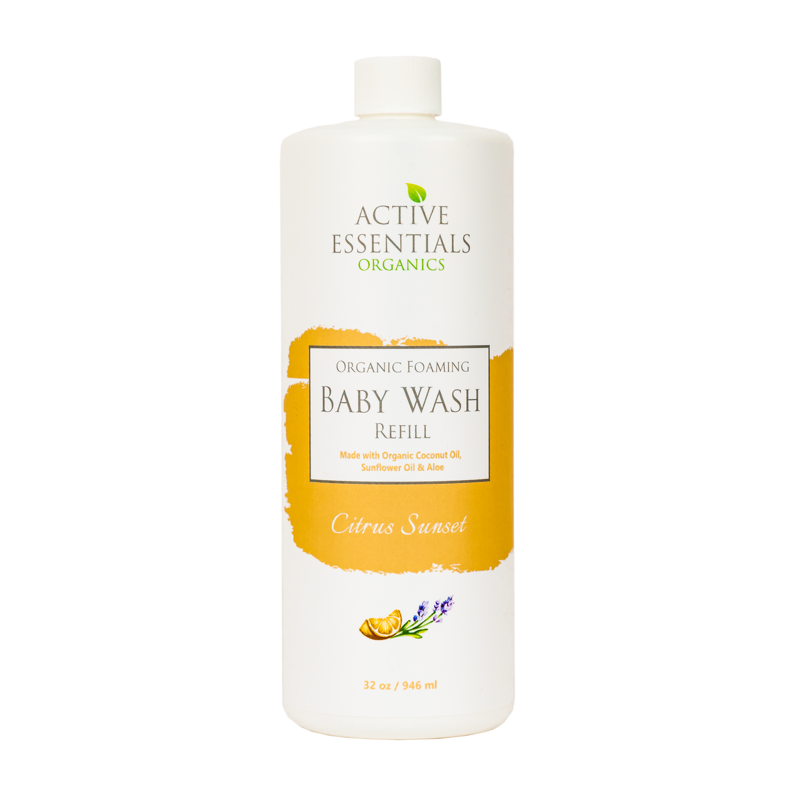 Organic Baby Foam Wash- Citrus Sunset- 32oz