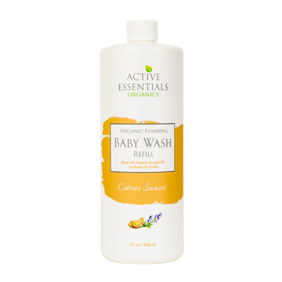 Organic Baby Foam Wash- Citrus Sunset- 32oz